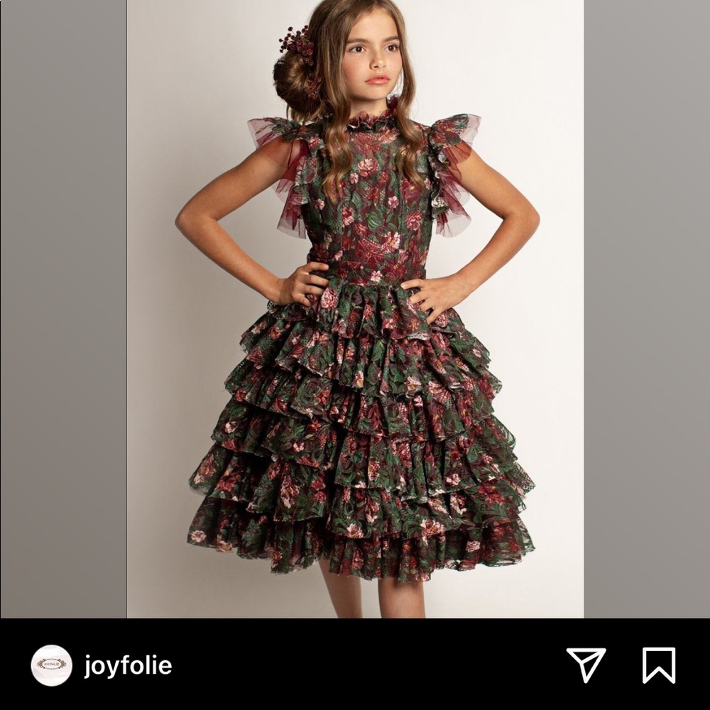 Joyfolie Anouk dress in multi floral